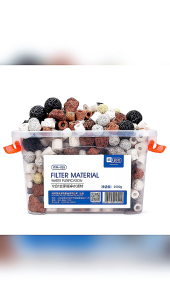 Aquarium Filter Media Bio Ceramic Rings Biological Filter Media for Fish Tank Sump Filter Pond Bacteria House Media