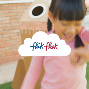 Flik Flak Fizz In Pearl (FCNP007) Pink Silicone Kids Watch