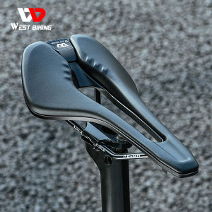 WEST BIKING Road Bike Saddle Ultralight Breathable Racing Bicycle Saddle Cushion Foldable Bicycle Saddle Bike Accessories