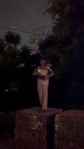 Lzd solar powered 1000W flood light sensor  light [original ASV solar]