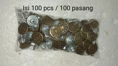 Kancing ketok jeans 100 pcs