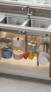 KỆ GẦM BẾP KÈM GIỎ ĐA NĂNG – GIẢI PHÁP TỐI ƯU CHO KHÔNG GIAN BẾP HIỆN ĐẠI