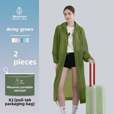 YUCHENG | Rain Protection Jacket for Outdoor Waterproof Full-length Thick