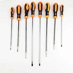 40cm Industrial Extended Screwdriver Magnetic Tip with Soft Grip Handle