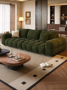Ghế Sofa Dạng Thẳng Tiết Kiệm Không Gian Vải Chenille Mềm Có Thể Tháo Rời