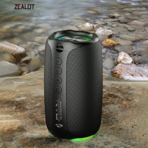 ZEALOT M2 10W Wireless Speaker Outdoor Portable 1800mAh Long Battery With RGB Color Lights Up To 8 Hours Of Playback Time