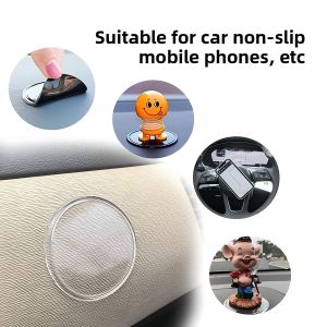 Non-Slip Car Pad Dashboard Phone Mount Car Dashboard Non-Slip Mats Removable Sticky Silicone Gel Pad Multi-Functional Auto M