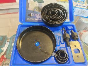 holesaw mata bor kayu set/mata pelobang kayu set ukuran 19mm sampai 127 mm