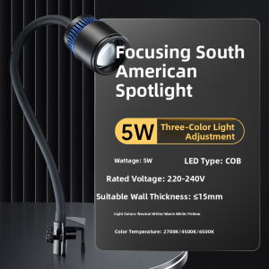 MONLEYTA | Super Bright Full Spectrum LED Fish Tank Spotlight Waterproof South America Tank Landscape Aquarium Light Clip Light