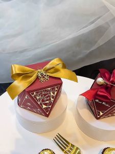 🔥【READY STOCK 现货】🔥 1PCS网红中式ins风抖音高级创意盒制2022新款喜糖盒子  Wedding Gift Box Sweet Box Gift Set