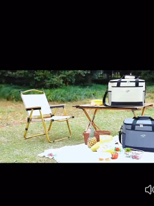 Large Capacity Insulated Picnic Bag Thermal Cooler Ice Pack for Outdoor Camping Travel Lunch Penyimpanan Makanan
