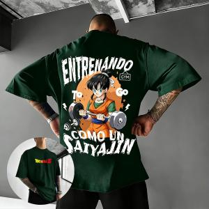 Bandai | Dragon Ball Z Anime T Shirt Men Women Gym Workout Training Saiyan Oversized Short Sleeve Tee Summer Streetwear Casual Tops 2026