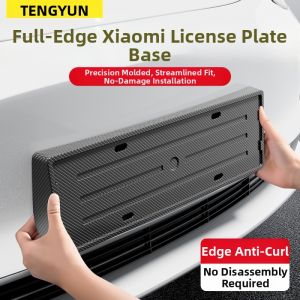 TENGYUN | Compliant License Plate Protector Frame with Full Edge Protection and Anti-Curling