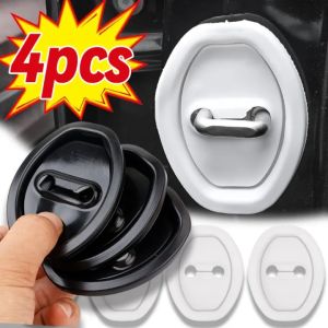 Pphha】ฝาล็อคประตูรถซิลิโคน4ชิ้นฝาปิดป้องกันการกระแทกอัตโนมัติ Bantal Alas สากลสติกเกอร์ชนปองกันโดยทำให้หนาขึ้น