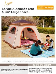 CNHIMALAYA | Auto Open Portable Foldable Camping Tent and Canopy