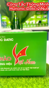Công Tắc Cảm Ứng Thông Minh Hunonic Datic - Kết Nối WiFi Điều Khiển Trên Điện Thoại Lắp Đặt Dễ