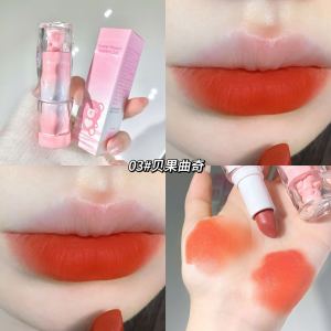 Keke Mood Matte Lipstick Dưỡng Ẩm Không Dính Lông Mày Giá Trị Đa Năng Màu Hồng Đáng Yêu Thương Dung Tích 3.5g Thương Hiệu Keke Mood