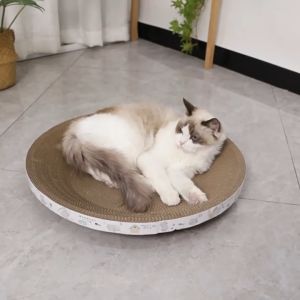 ที่ลับเล็บแมว รูปอ่าง ที่ฝนเล็บแมว ของเล่นแมว เป็นที่นอนแมวไปในตัว ฟรี แคปนิท