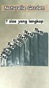 1pc Polybag Plantation UV Polibeg Hitam Nursery untuk Tanah Tanaman Soil Kebun Benih Sayur Pokok Bunga Flower Plant