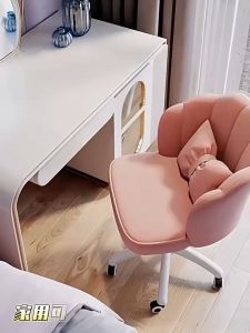 Ghế Trang Điểm Vương Miện Kèm Gối Nơ Kiểu Dáng Châu Âu Nhiều Màu