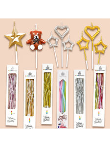 Birthday Cake Candle Trending Creative Golden Number Children Baby Full-Year Letter Party Curve Vintage Ornament