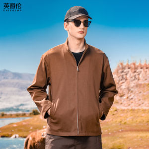 Enjeolon | Diagonal Twill Texture Casual Windproof Jacket