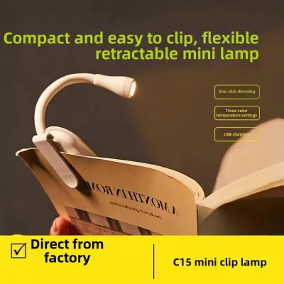 JIFUFENG | Creative Portable Clip-On LED Reading Light