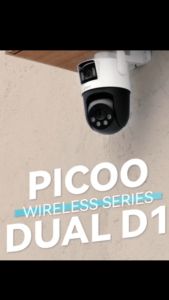 Dahua Picoo Dual Series P3D-3F-PV 3MP+3MP / P5D-5F-PV 5MP+5MP Outdoor Weatherproof WIFI IP Camera - 360° View / AI Human & Vehicle Detection / Sound Alarm