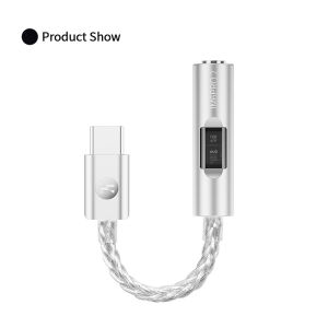 JCALLY JM6 Pro2 Headphone Amplifier USB-C to 3.5mm Adapter Cable CX31993 DAC and MAX97220 Op-Amp Chip 32bit/384kHz HiFi Audio