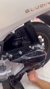 Skotlet Carbon Forged Hitam Glossy Black Composite Karbon Variasi Body Motor