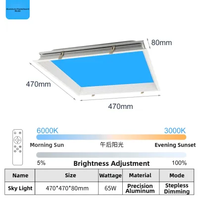 Ultra-thin LED Sky Light for Kitchen and Bathroom
