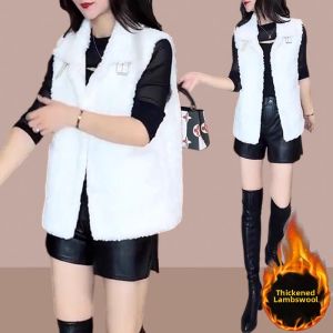 High-Quality Fall Style Sheep Fleece Vest Jacket