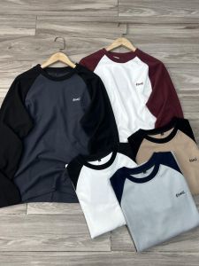 High Elastic Quick-Heat Double-Sided Velvet! Mens and Womens Same Loose Round Neck Pullover Bottoming Shirt Inner Middle Layer Dralon Sweatshirt