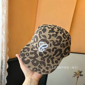 Mũ Bóng Chày Họa Tiết Da Báo Phong Cách Hàn Quốc Cho Nữ Mũ Du Lịch Rách Rưới Mũ Trùm Đầu Mềm Mũ Trùm Đầu Tròn Mũ Trùm Đầu Thường Ngày