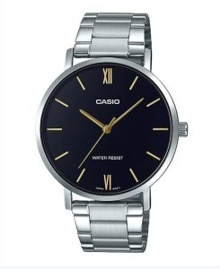 CASIO MENS SILVER MTP VT01D 1B