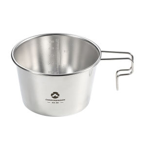 Campingmoon | Bát Cắm Trại Di Động Bằng Thép Không Gỉ CAMPINGMOON 600ml S369 Có Tay Cầm Bộ Bát Ăn Ngoài Trời Dùng Cho Cắm Trại Và Đi Bộ Đường Dài