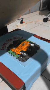 Kaos Anak Cotton Combed 30S Motif BORN TO BE WILD Warna-Warni Usia 1-10 Tahun