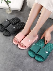 Indoor Home Slippers Summer Thick Bottom Womens Mens Bathrooms Non-Slip Shower Cute Couple Slippers Home Comfortable