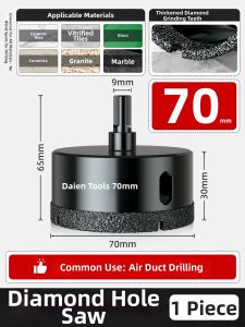 DAIENGONGJU | Dry Use Glass Ceramic Stone Drilling Bit