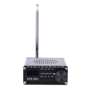 Multi-Function ATS-20 Two-Way Radio Receiver with All Band Coverage FM AM MW SW SSB LSB USB Built-in Battery for Field Work
