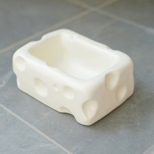 Zaomei Ceramic Cat Bowl Anti-Flip Cat Food Dish Pet Feeder Water Bowl for Cats Dogs Universal Pet Supplies Slow Feeding Bowl