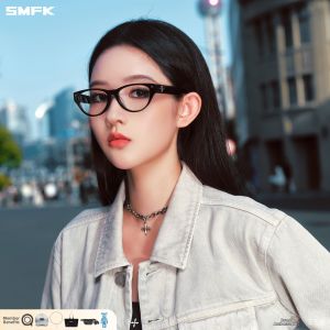 SMFK | Adjustable Vintage Silver Cross Circle Necklace