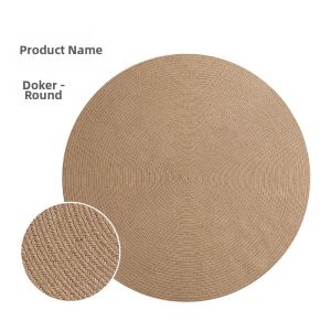 DAJIANG | Luxury Round Jute Rug for Living Room Sofa and Bedside