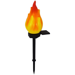 1/2pcs Solar LED Flame Lights Flickering Flame Garden Lamps Outdoor Decor in Gardens Lawns Courtyards Landscaping Lawn Light