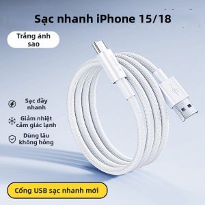 PISEN | Dây Sạc Nhanh 20W PD 2 Mét