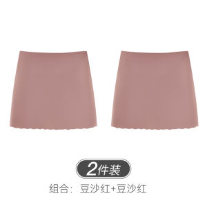 Quần an Toàn Không Để Lại Dấu Vết Ice Silk Cho Nữ Mùa Hè Quần Lót Ngắn Không Viền Quần Lót Cạp Giữa Không Cuộn