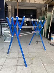 Jemuran Handuk Pakaian Tinggi 100 Cm Panjang 105 cm Kuat Kokoh dan Anti Karat