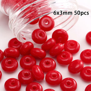 High Quality Glass Rice Beads In Various Styles Red Series Loose Beads DIY Bracelets Necklaces Accessories Jewelry Making