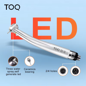 LED High Speed handpiece in 2 Hole 4 Hole Water Spray Dental Ceramics Bearing Turbine Rotor