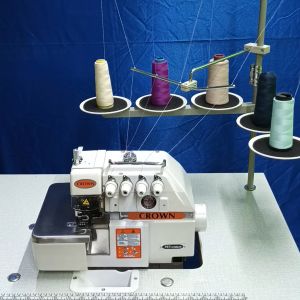 CROWN 5-Threads Overlock/Edging Sewing Machine (MODEL 757) (BRAND NEW)